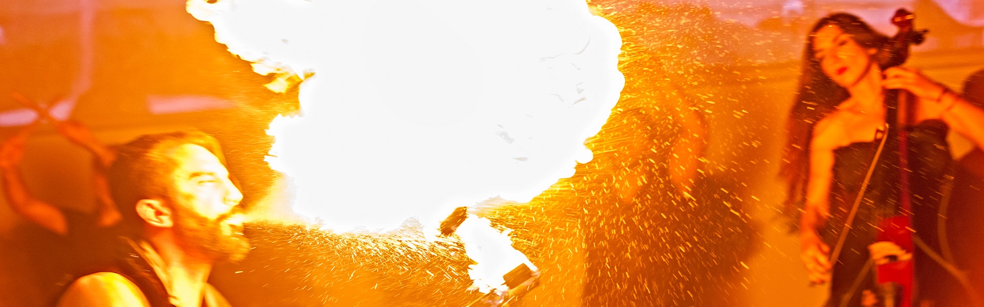 Award Ceremony: Grecian Style Event with Fire & Violins